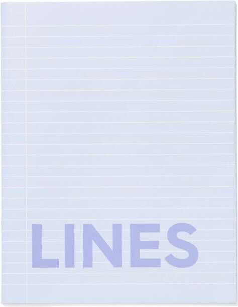 HEMA Schriften Blauw A5 Gelinieerd 3 Stuks