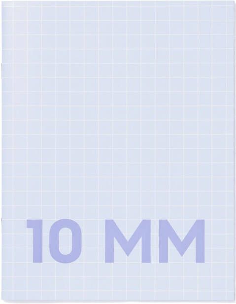 HEMA Schriften Blauw A5 Geruit 10mm 3 Stuks