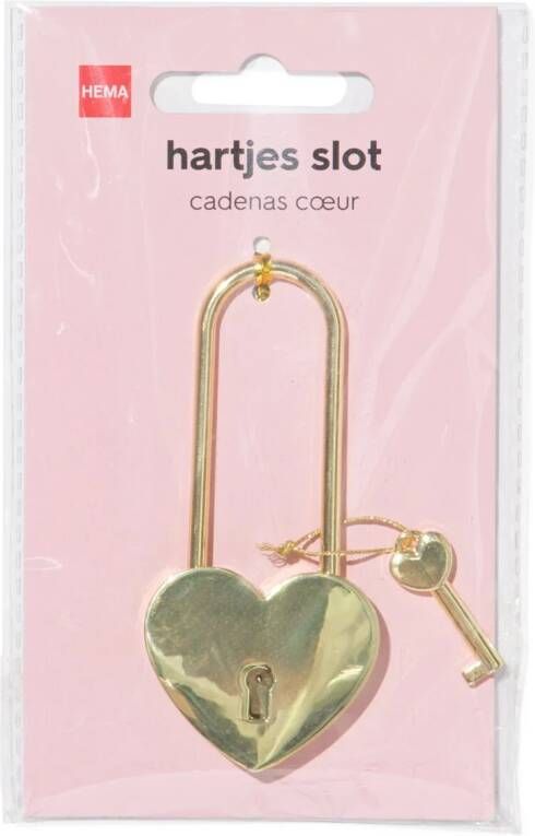 HEMA Slot Hartjes 10x4.5cm