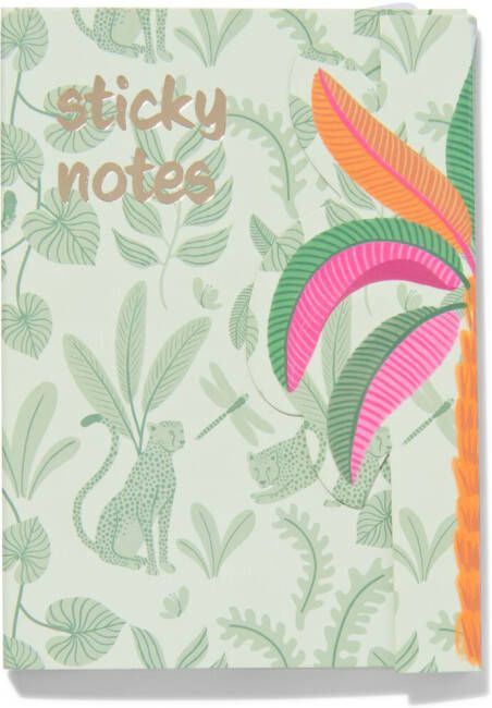 HEMA Stckey Notes In Boekje Palmboom