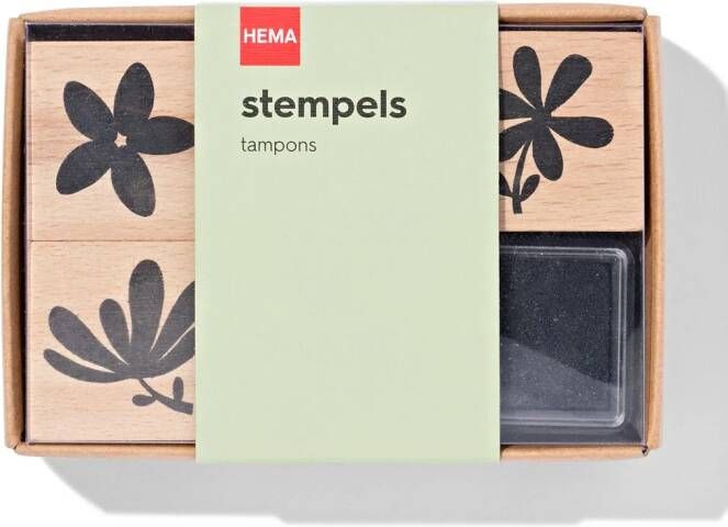 HEMA Stempelset Bloemen 7 Stuks