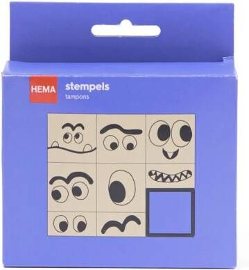 HEMA Stempelset Gezichtjes Monster