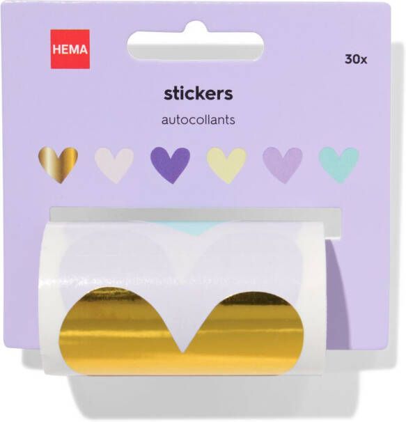 HEMA Stickerrol Hartjes