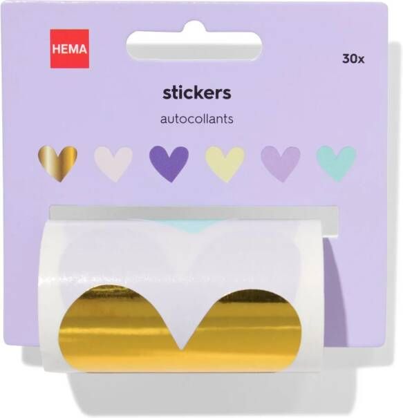 HEMA Stickerrol Hartjes