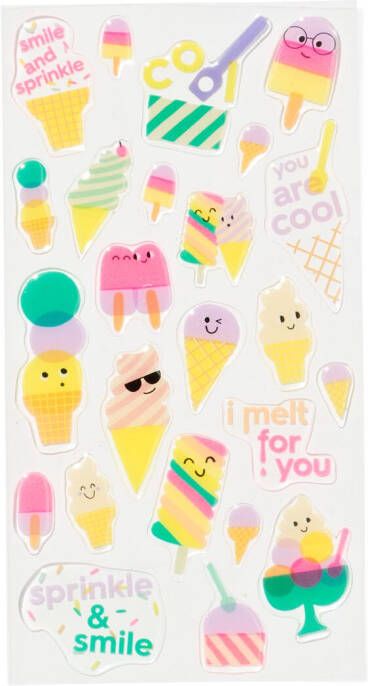 HEMA Stickers 3D Ijsjes