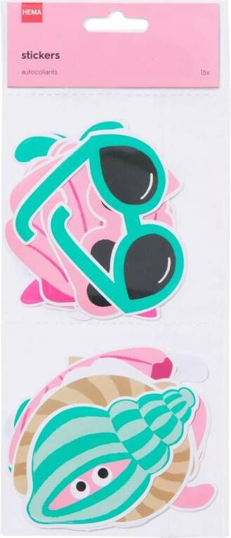 HEMA Stickers XL Splash 15 Stuks