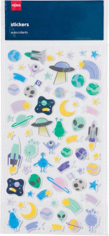 HEMA Stickervel 3D Space