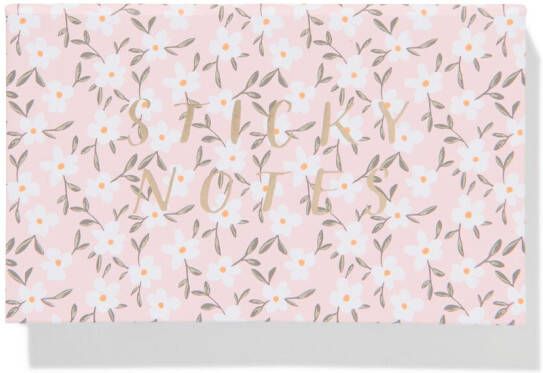 HEMA Sticky Notes In Doosje 6-delig Bloemen