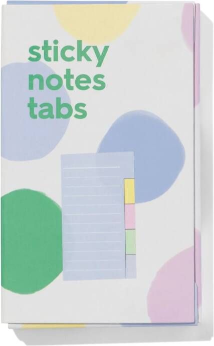HEMA Sticky Notes Met Tabs 7x12 100 Vel