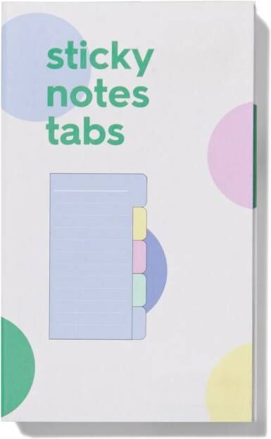 HEMA Sticky Notes Met Tabs 7x12 100 Vel