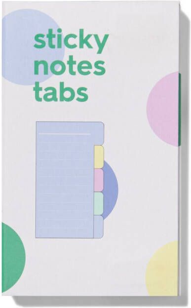 HEMA Sticky Notes Met Tabs 7x12 100 Vel