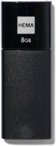 HEMA USB Stick 2.0 8GB Zwart