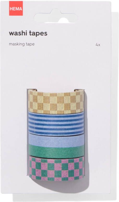 HEMA Washi Tape 4 Stuks