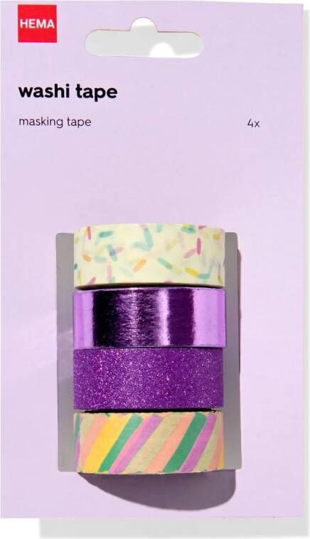 HEMA Washi Tape 4 Stuks