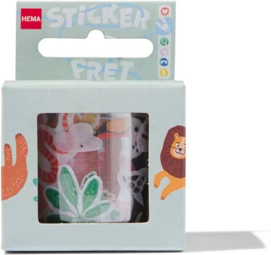 HEMA Washi Tape Stickers Dieren