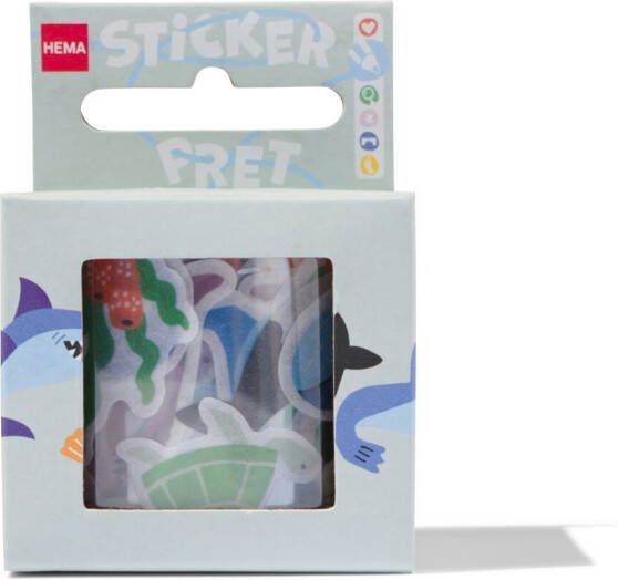 HEMA Washi Tape Stickers Zeedieren