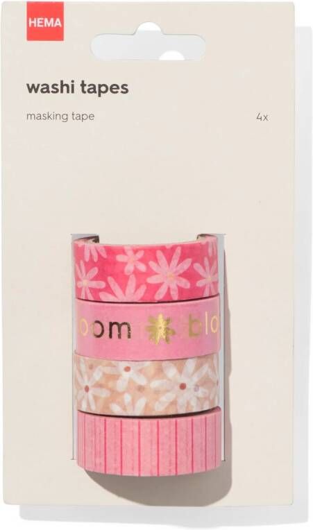 HEMA Washi Tapes 4 Stuks