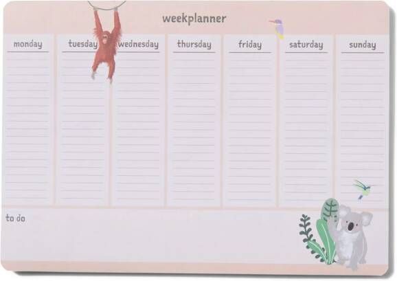 HEMA Weekplanner Magnetisch 21x29.5 60 Vel