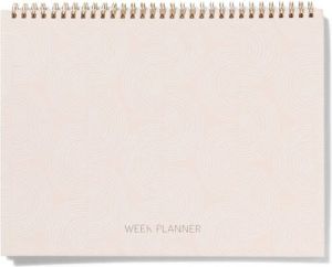 HEMA Weekplanner Met Spiraal Golven A4