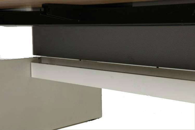 Schaffenburg Avitus kabellade 180cm tbv duo werkplek voor montage op de beam in het aluminium(RAL9006 )