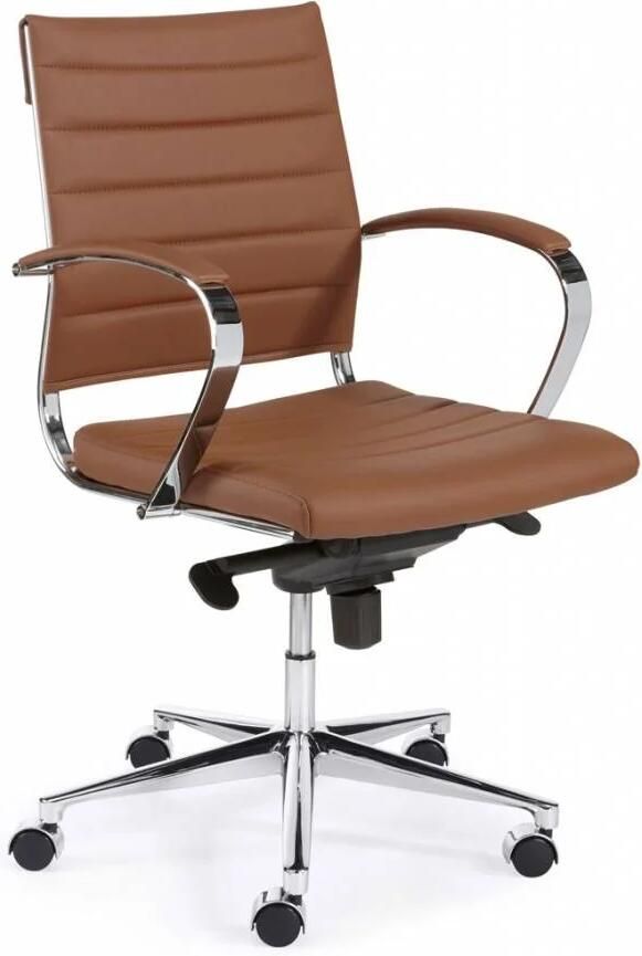 ABC Kantoormeubelen Bureaustoel Design Luxe Bruin