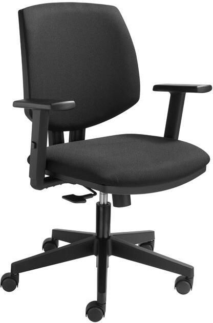ABC Kantoormeubelen Bureaustoel zwart 1638