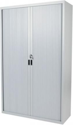 Schaffenburg Claudius Basic roldeurkast 198x120x45cm. ombouw en lamellenkleur aluminium(Interieur apart bestellen )