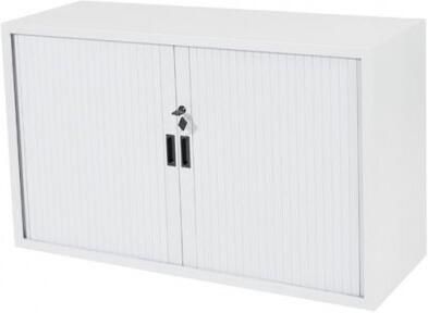 Schaffenburg Claudius Basic roldeurkast 72 8x120x45cm. ombouw en lamellenkleur wit(Interieur apart bestellen )