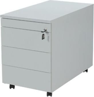 Schaffenburg Claudius Plus verrijdbaar ladenblok 43 5x55 4x78cm(BxHxD ) aluminimum