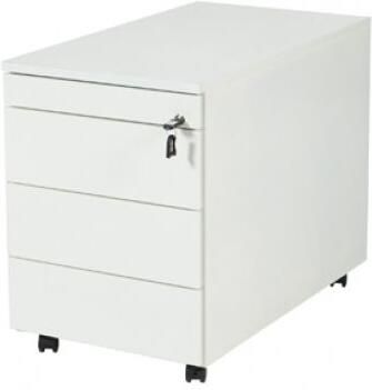 Schaffenburg Claudius Plus verrijdbaar ladenblok 43 5x55 4x78cm(BxHxD ) wit