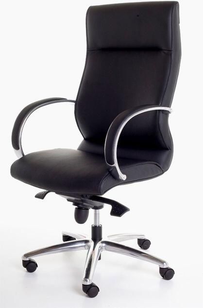 ABC Kantoormeubelen Directiestoel in Zwart leather