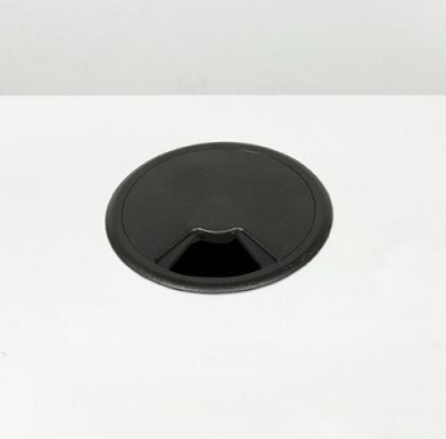 Schaffenburg Kabeldoorvoerdop zwart kunststof 8cm ongemonteerd