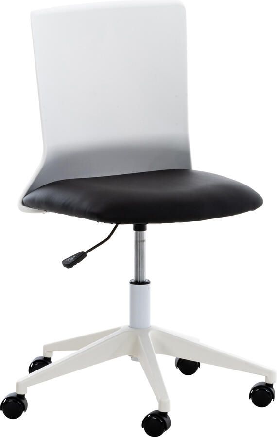 KantoormeubelenPlus Bezoekers Vergaderstoel Espoo Kunstleer Zwart