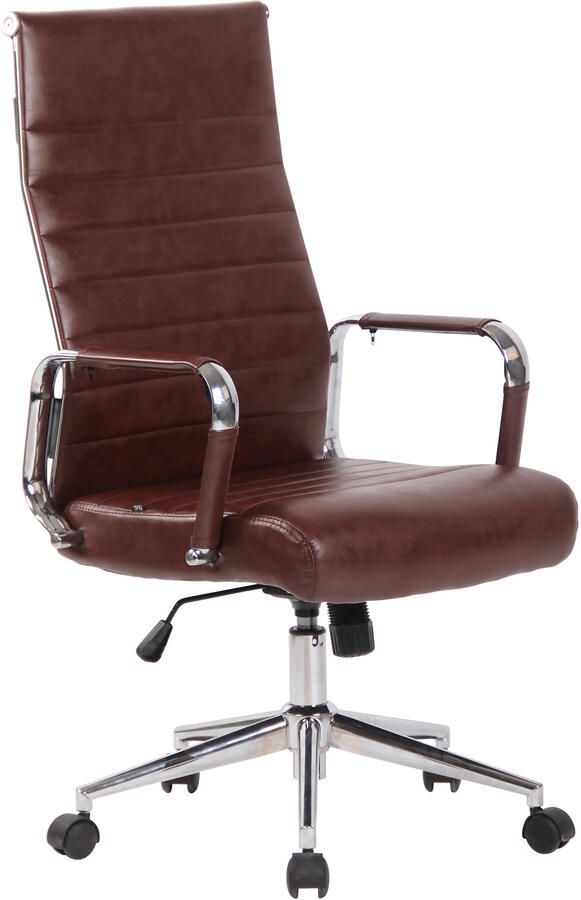KantoormeubelenPlus Bureaustoel Andalsnes Kunstleer Bordeauxrood