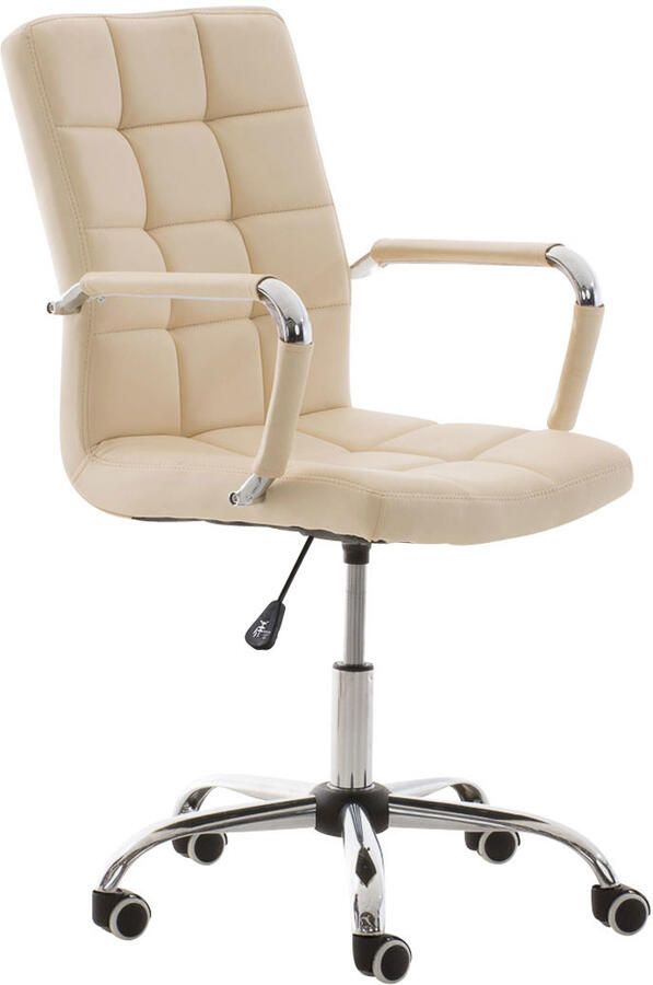 KantoormeubelenPlus Bureaustoel Fosnavag Kunstleer Crème