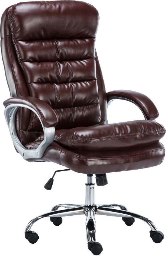 KantoormeubelenPlus Bureaustoel Frederikstad Kunstleer Bordeauxrood