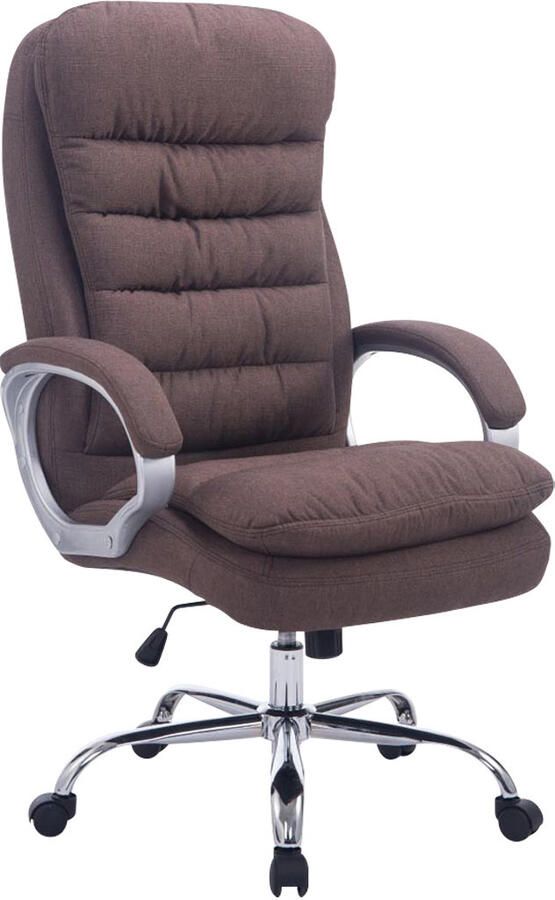 KantoormeubelenPlus Bureaustoel Frederikstad Stof Bruin