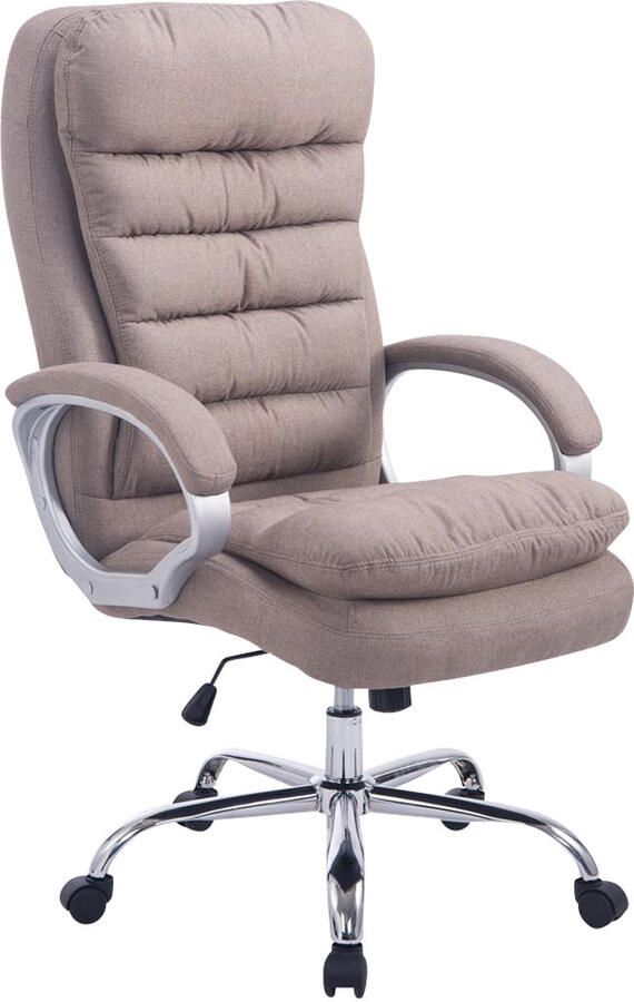 KantoormeubelenPlus Bureaustoel Frederikstad Stof Taupe