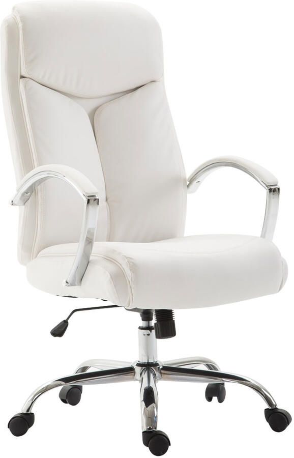 KantoormeubelenPlus Bureaustoel Halsua Kunstleer Wit