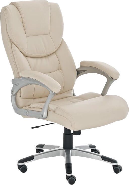 KantoormeubelenPlus Bureaustoel Jessheim Kunstleer Crème - Foto 1