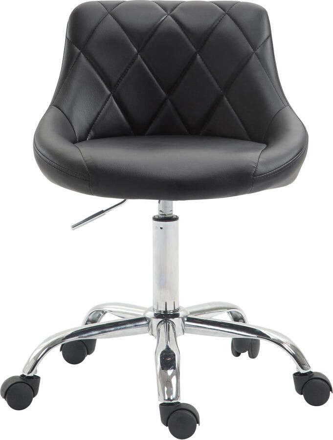 KantoormeubelenPlus Bureaustoel Werkkruk Honkajoki Kunstleer Zwart