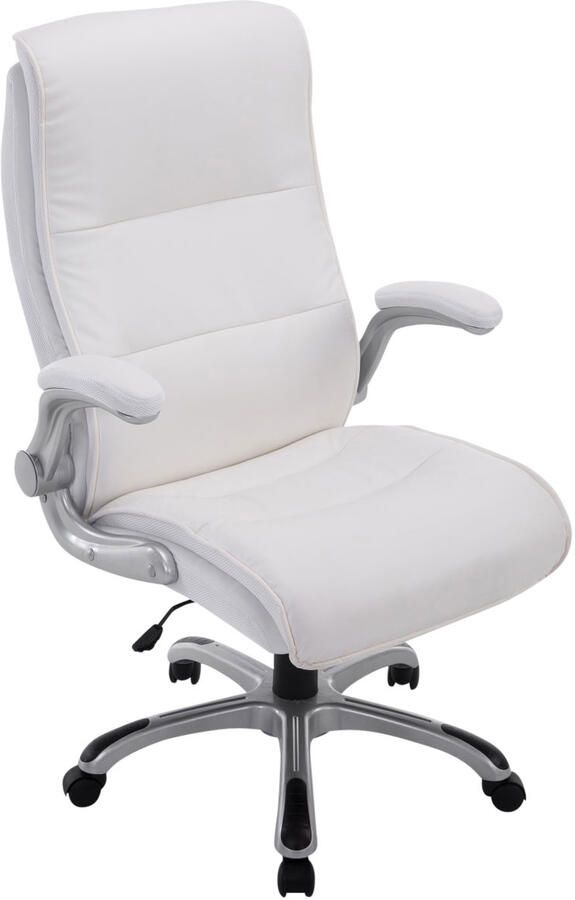 KantoormeubelenPlus Directie Bureaustoel Askola Kunstleer Wit
