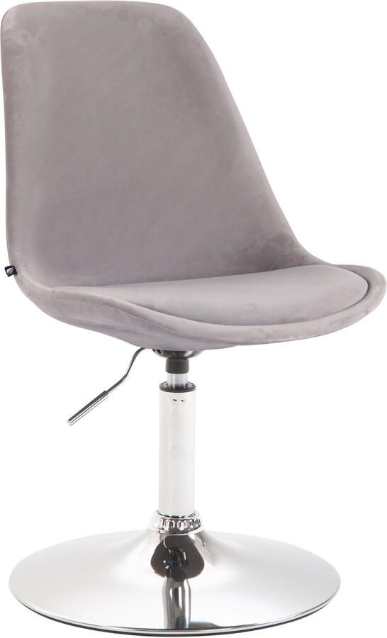 KantoormeubelenPlus Eetkamer Vergaderstoel Evijarvi Fluweel C Grijs
