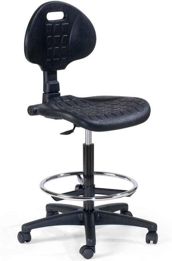 Kantoormeubelen Plus Las industriële werkstoel(met verstelbaar hoogte )