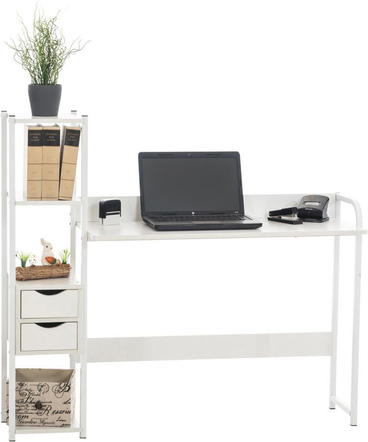 KantoormeubelenPlus Schrijftafel Bureau Egedal W Wit