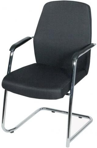 Schaffenburg serie 041 conferentiestoel bekleding zwart stof