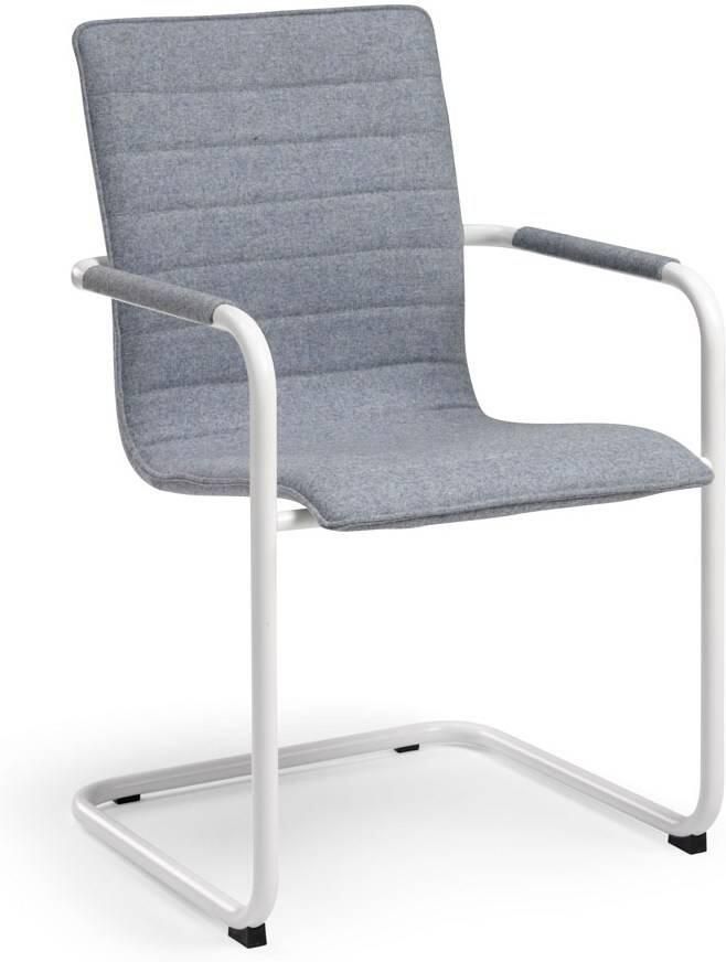 ABC Kantoormeubelen Vergaderstoel Design wit Frame