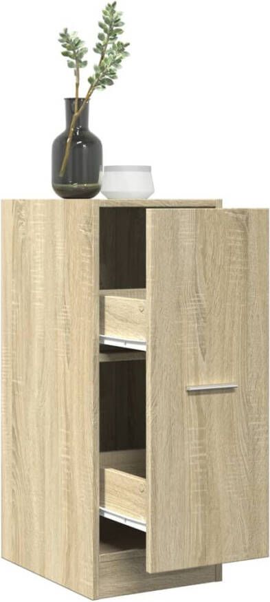 VidaXL Apothekerskast 30x41x77 5 cm bewerkt hout sonoma eikenkleurig