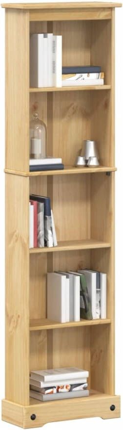 VidaXL Boekenkast Corona 46x20x170 cm massief grenenhout