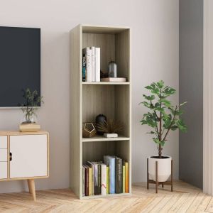 VidaXL Boekenkast tv-meubel 36x30x114cm bewerkt hout sonoma eikenkleur
